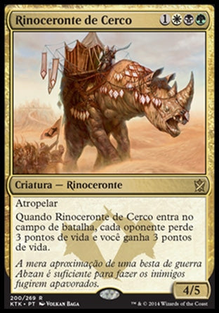 Rinoceronte de Cerco / Siege Rhino - Magic: The Gathering - MoxLand