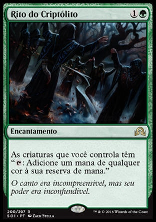 Rito do Criptólito/ Cryptolith Rite - Magic: The Gathering - MoxLand