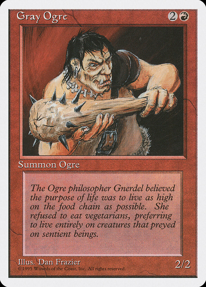 Ogro Cinzento / Gray Ogre - Magic: The Gathering - MoxLand