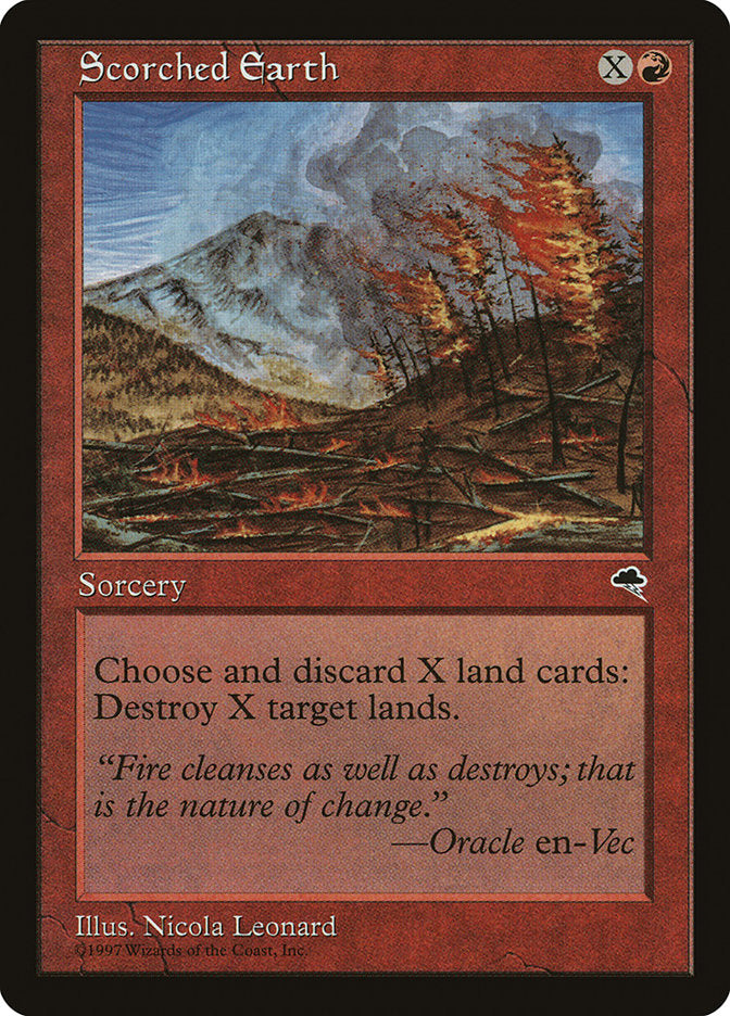 Terra Devastada / Scorched Earth - Magic: The Gathering - MoxLand