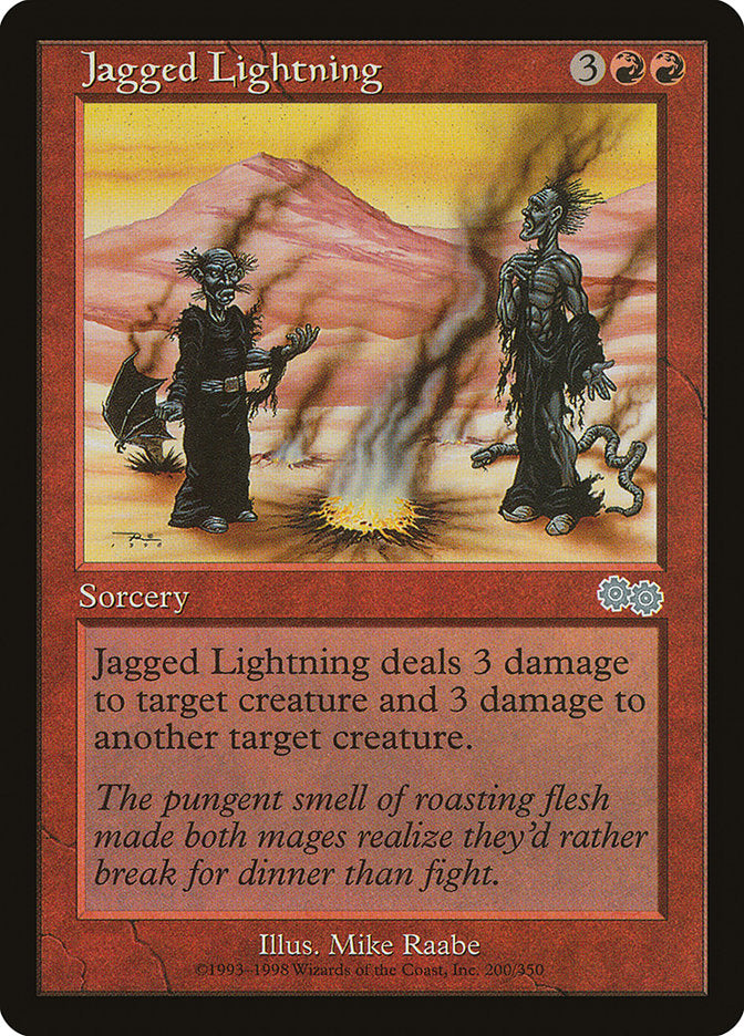 Raio Repartido / Jagged Lightning - Magic: The Gathering - MoxLand