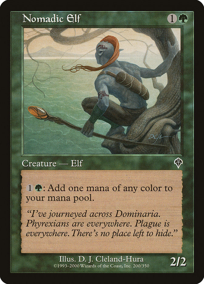 Elfo Nômade / Nomadic Elf - Magic: The Gathering - MoxLand