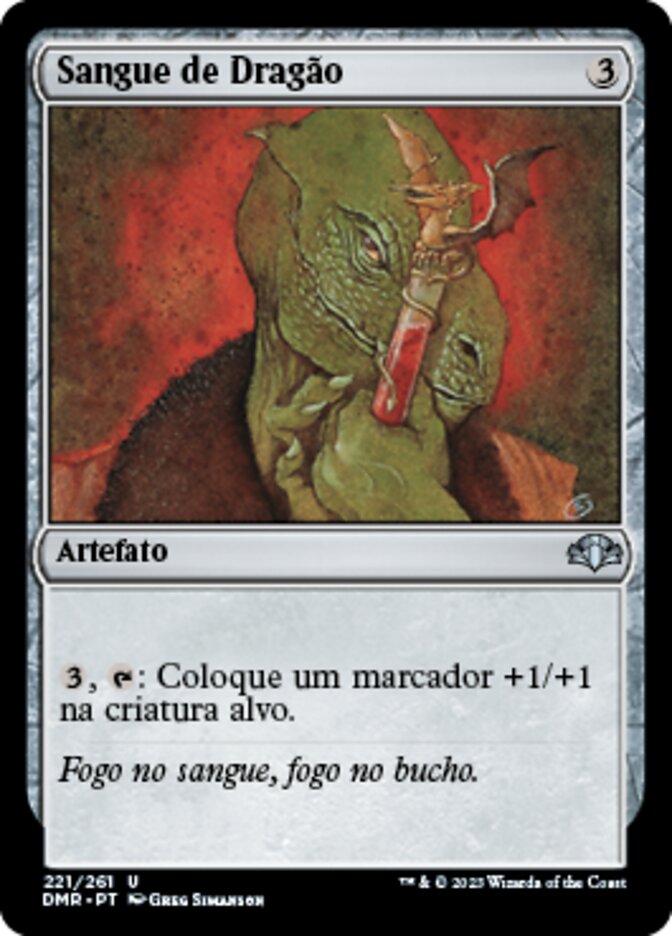 Sangue de Dragão / Dragon Blood - Magic: The Gathering - MoxLand