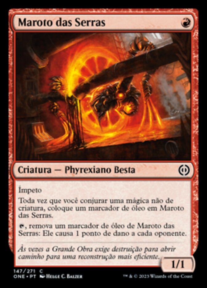 Maroto das Serras / Sawblade Scamp - Magic: The Gathering - MoxLand