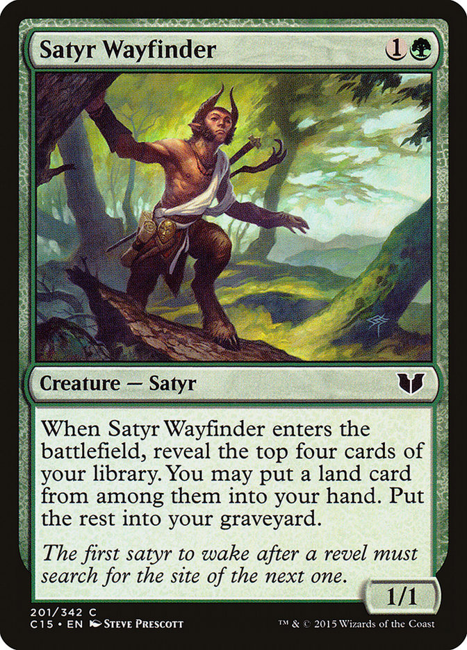 Sátiro Trilheiro / Satyr Wayfinder - Magic: The Gathering - MoxLand