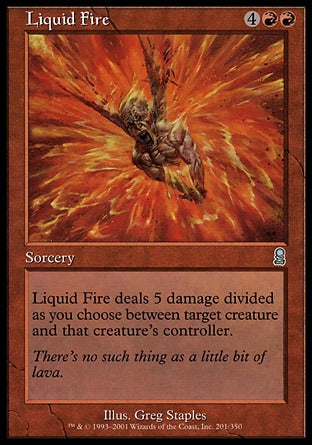 Fogo Líquido / Liquid Fire - Magic: The Gathering - MoxLand