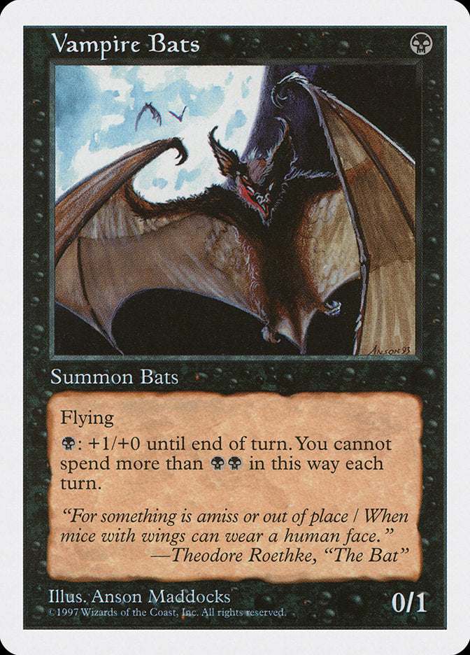 Morcegos Vampiros / Vampire Bats - Magic: The Gathering - MoxLand