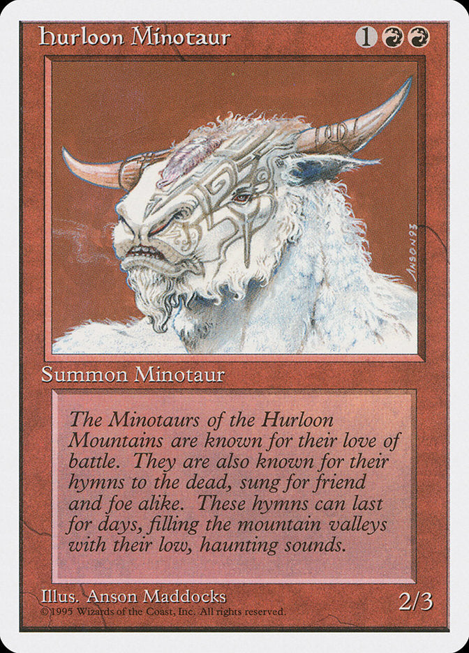 Minotauro de Hurloon / Hurloon Minotaur - Magic: The Gathering - MoxLand