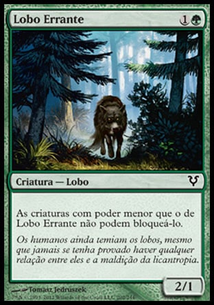 Lobo Errante / Wandering Wolf - Magic: The Gathering - MoxLand