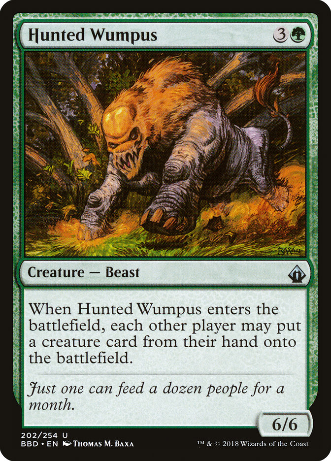 Wumpus Caçado / Hunted Wumpus - Magic: The Gathering - MoxLand