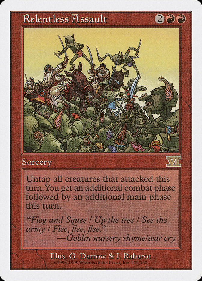 Assalto Implacável / Relentless Assault - Magic: The Gathering - MoxLand