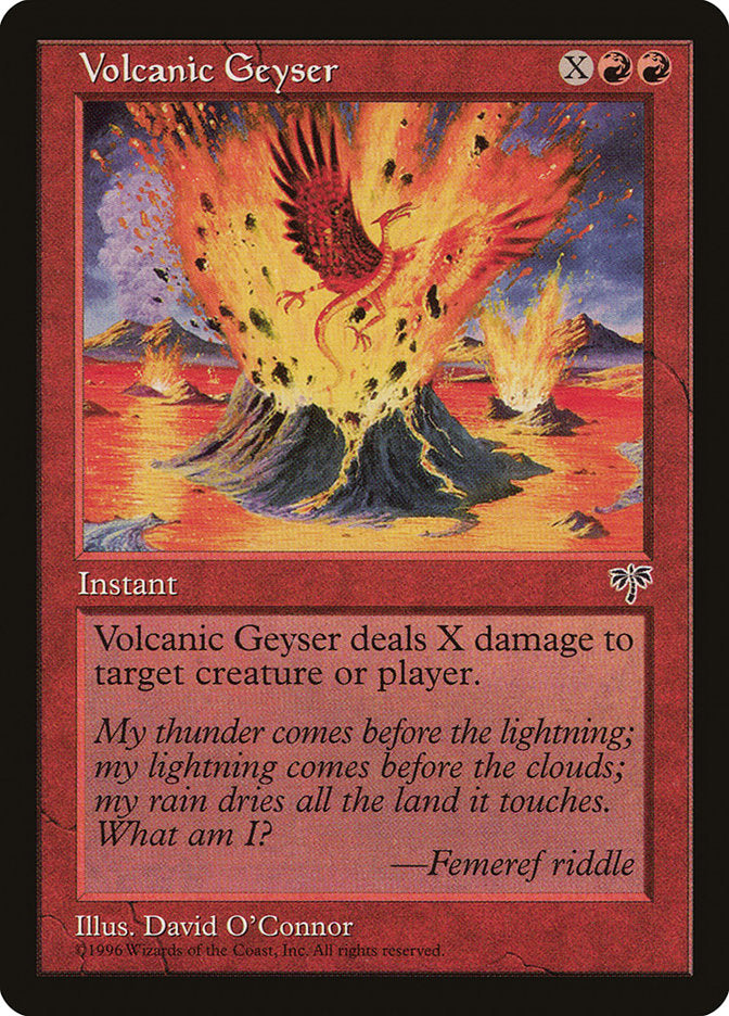 Gêiser Vulcânico / Volcanic Geyser - Magic: The Gathering - MoxLand