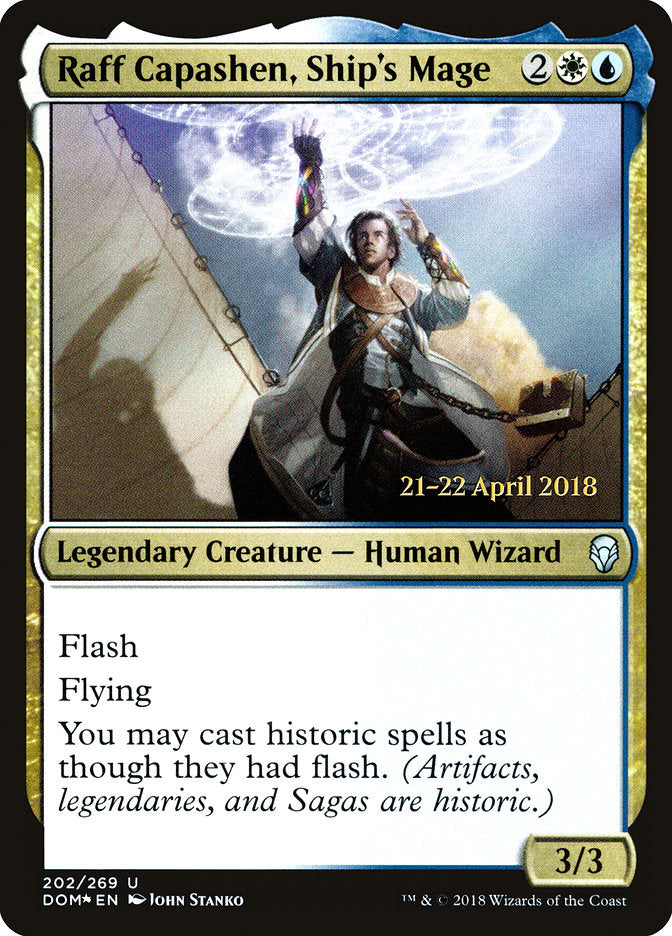 Raff Capasheno, Mago de Bordo / Raff Capashen, Ship's Mage - Magic: The Gathering - MoxLand