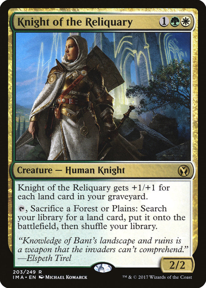 Cavaleiro do Relicário / Knight of the Reliquary - Magic: The Gathering - MoxLand