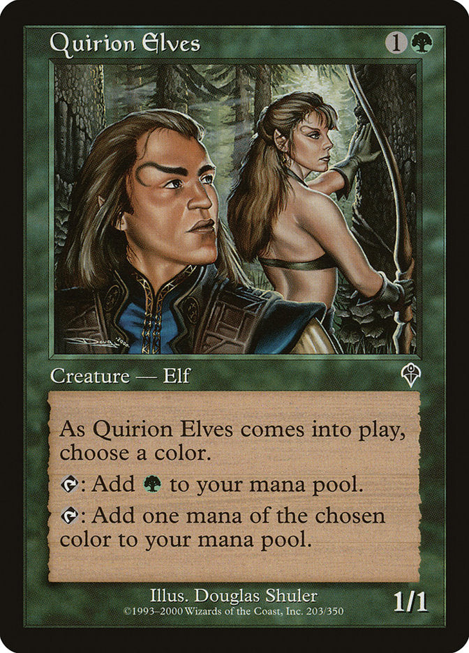 Elfos Quirion / Quirion Elves - Magic: The Gathering - MoxLand