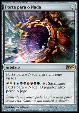 Porta para o Nada / Door to Nothingness - Magic: The Gathering - MoxLand