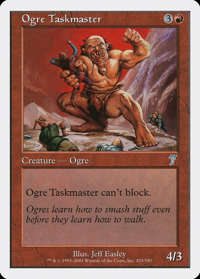 Capataz Ogre / Ogre Taskmaster - Magic: The Gathering - MoxLand