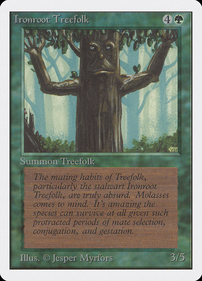 Ents das Raízes de Ferro / Ironroot Treefolk - Magic: The Gathering - MoxLand