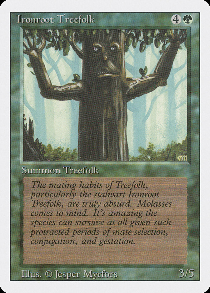 Ents das Raízes de Ferro / Ironroot Treefolk - Magic: The Gathering - MoxLand