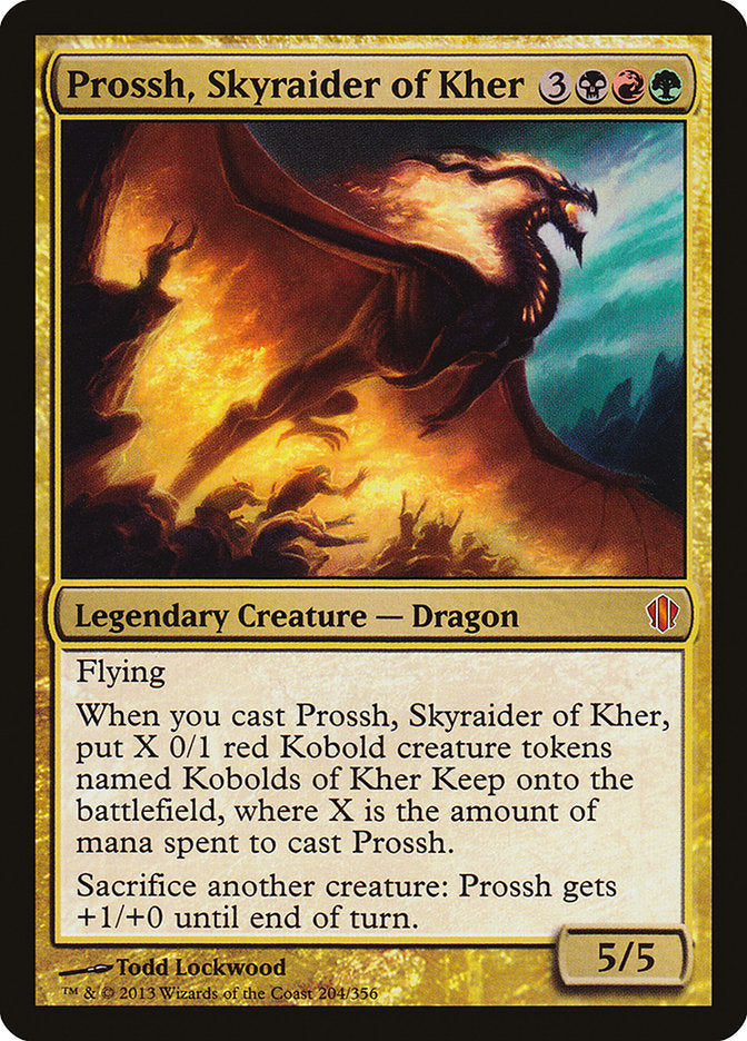 Prossh, Atacante Celeste de Kher / Prossh, Skyraider of Kher - Magic: The Gathering - MoxLand