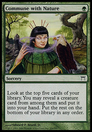 Comungar com a Natureza / Commune with Nature - Magic: The Gathering - MoxLand