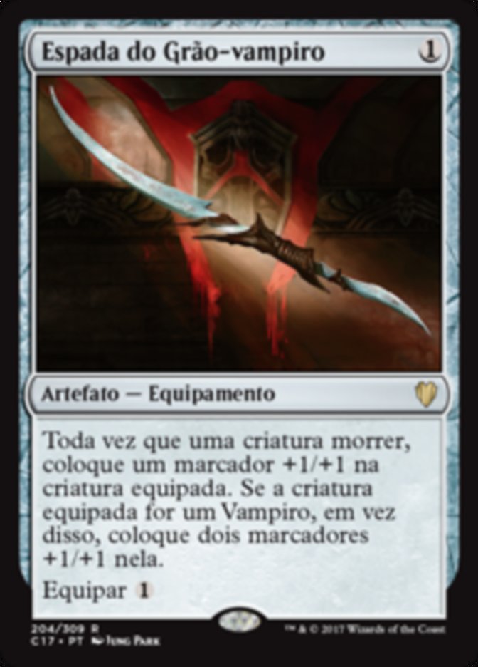 Espada do Grão-vampiro / Blade of the Bloodchief - Magic: The Gathering - MoxLand