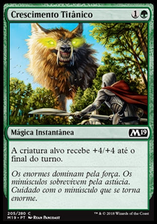 Crescimento Titânico / Titanic Growth - Magic: The Gathering - MoxLand