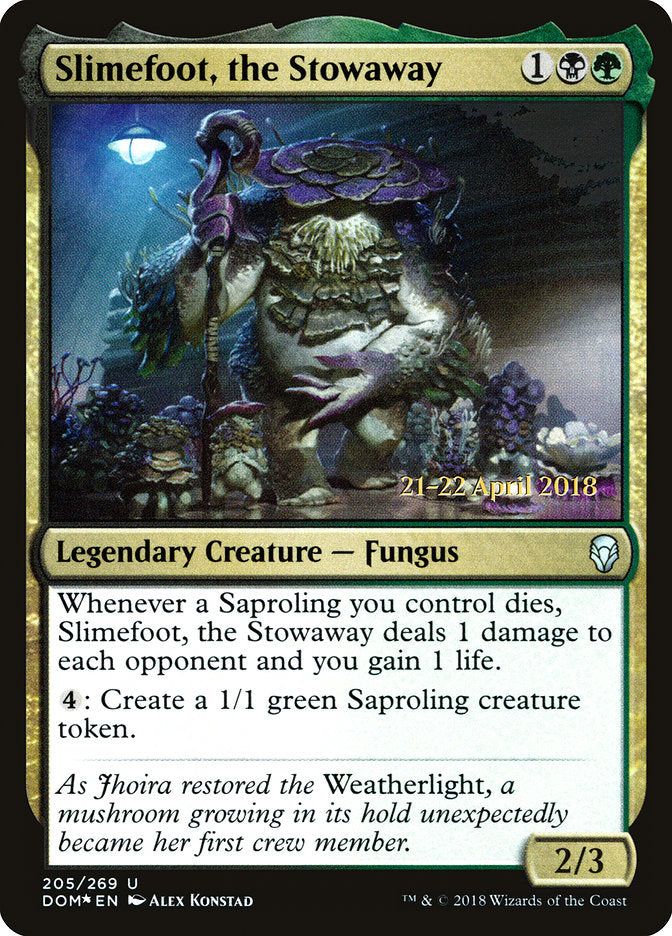 Pé-de-limo, o Clandestino / Slimefoot, the Stowaway - Magic: The Gathering - MoxLand