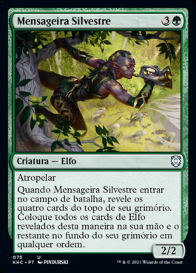 Mensageira Silvestre / Sylvan Messenger - Magic: The Gathering - MoxLand