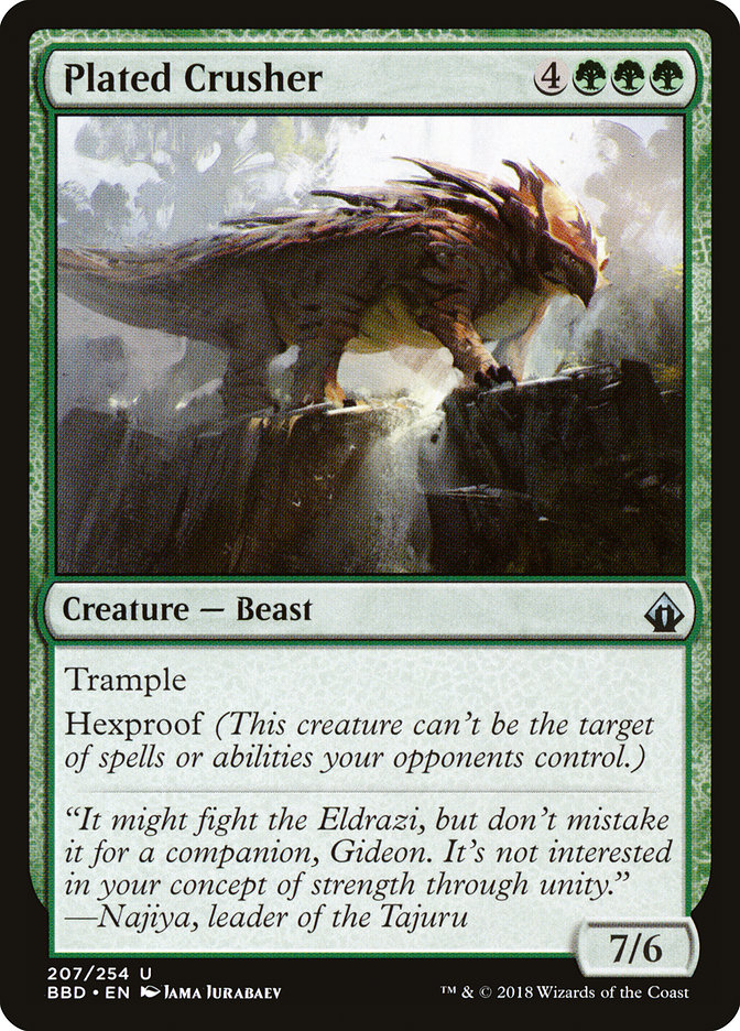 Esmagador Blindado / Plated Crusher - Magic: The Gathering - MoxLand