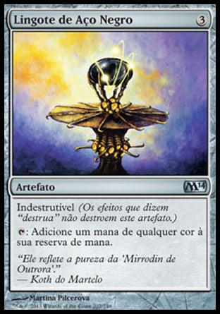 Lingote de Aço Negro / Darksteel Ingot - Magic: The Gathering - MoxLand