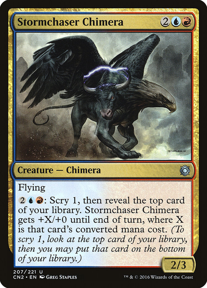 Quimera Caçadora de Tempestade / Stormchaser Chimera - Magic: The Gathering - MoxLand