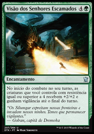Visão dos Senhores Escamados / Sight of the Scalelords - Magic: The Gathering - MoxLand
