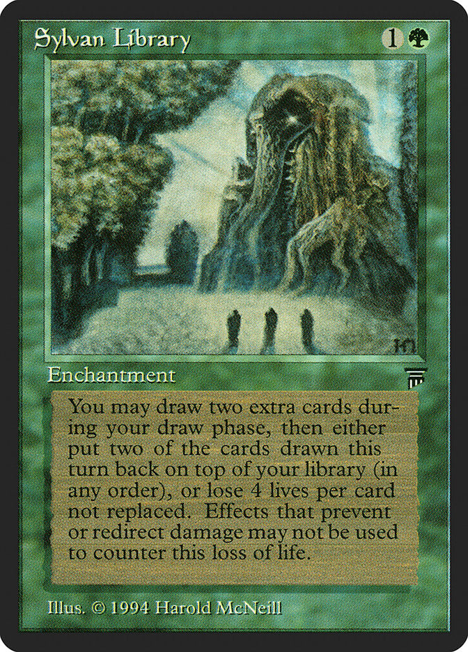 Grimório Silvestre / Sylvan Library - Magic: The Gathering - MoxLand