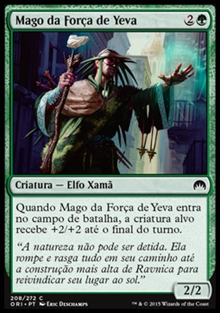 Mago da Força de Yeva / Yeva's Forcemage - Magic: The Gathering - MoxLand