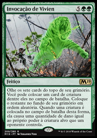 Invocação de Vivien / Vivien's Invocation - Magic: The Gathering - MoxLand