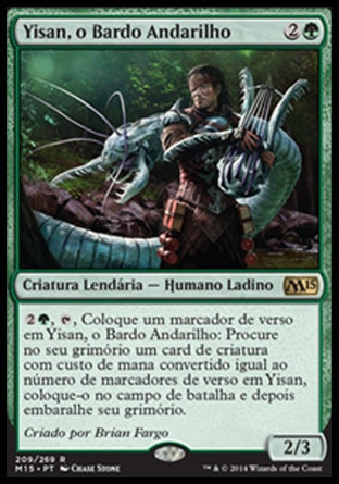 Yisan, o Bardo Andarilho / Yisan, the Wanderer Bard - Magic: The Gathering - MoxLand