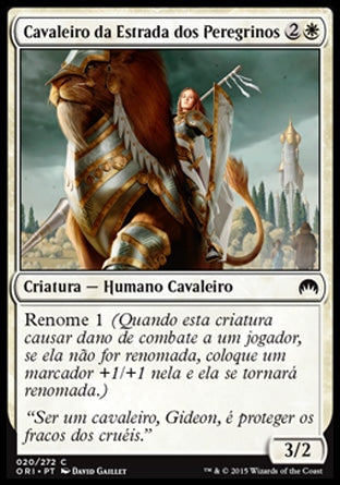 Cavaleiro da Estrada dos Peregrinos / Knight of the Pilgrim's Road - Magic: The Gathering - MoxLand