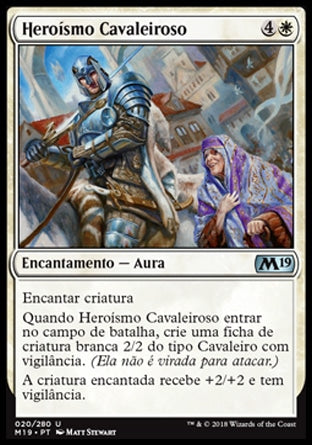 Heroísmo Cavaleiroso / Knightly Valor - Magic: The Gathering - MoxLand