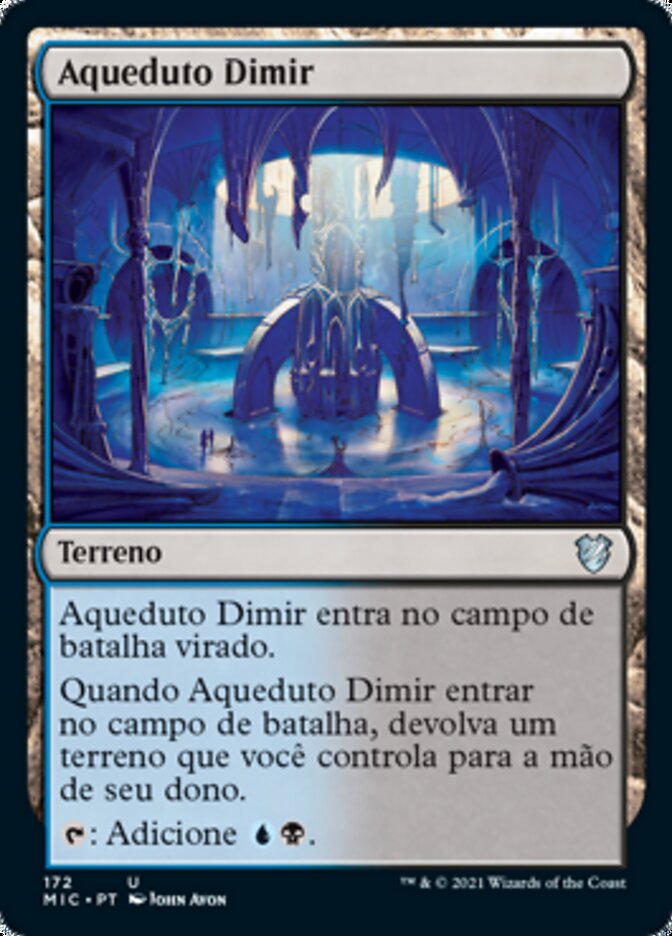 Aqueduto Dimir / Dimir Aqueduct - Magic: The Gathering - MoxLand