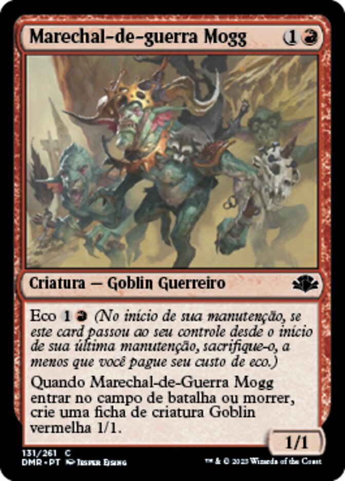 Marechal-de-guerra Mogg / Mogg War Marshal - Magic: The Gathering - MoxLand