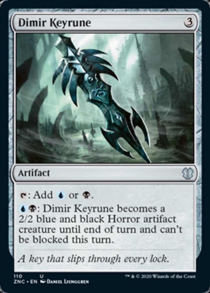 Chave Rúnica Dimir / Dimir Keyrune - Magic: The Gathering - MoxLand