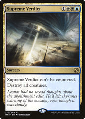 Veredito Supremo / Supreme Verdict - Magic: The Gathering - MoxLand