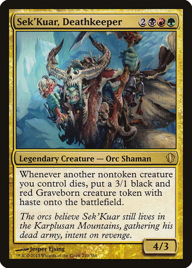 Sek'Kuar, Carcereiro da Morte / Sek'Kuar, Deathkeeper - Magic: The Gathering - MoxLand