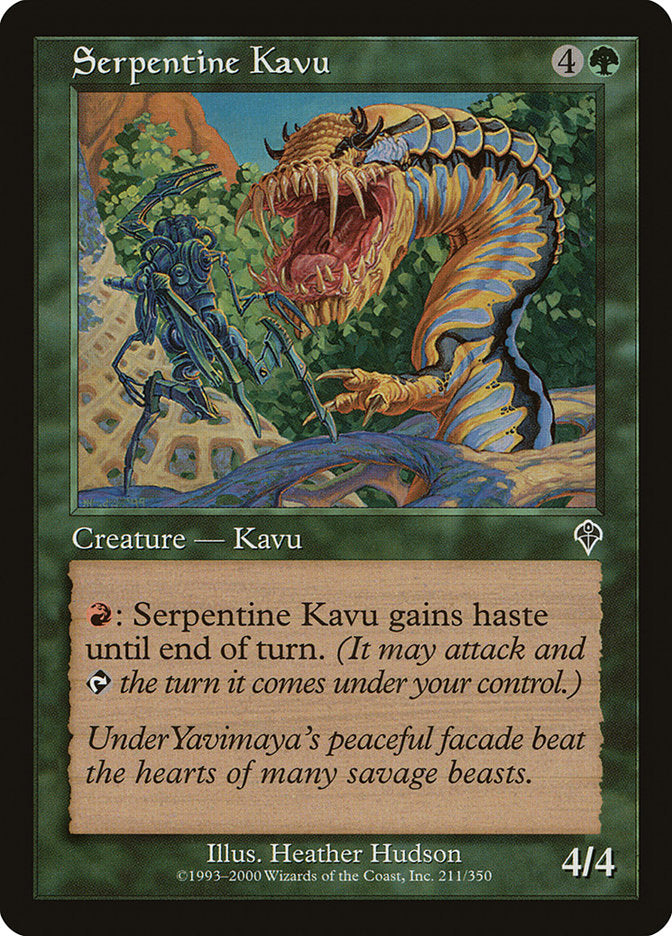 Kavu Serpenteante / Serpentine Kavu - Magic: The Gathering - MoxLand