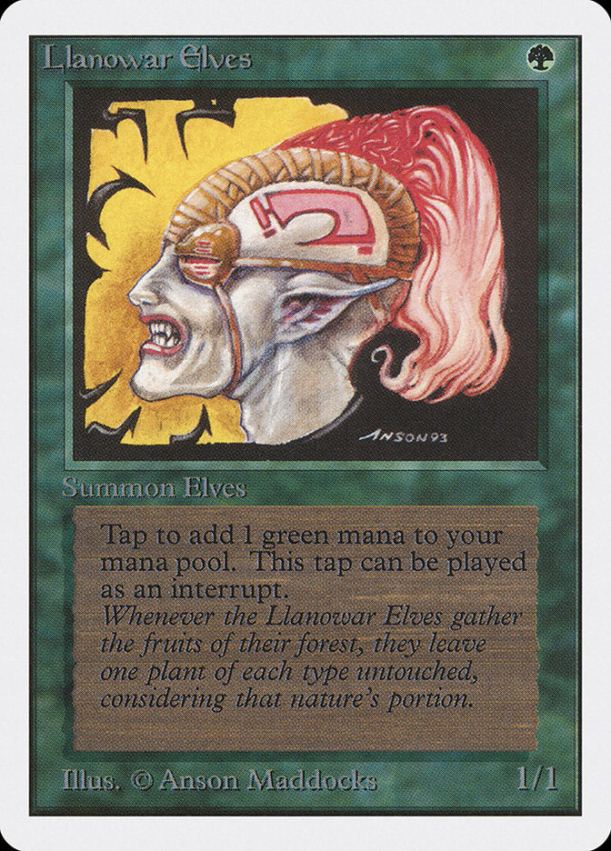 Elfos de Llanowar / Llanowar Elves - Magic: The Gathering - MoxLand