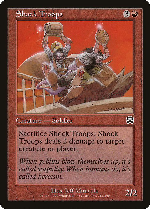 Tropas de Choque / Shock Troops - Magic: The Gathering - MoxLand