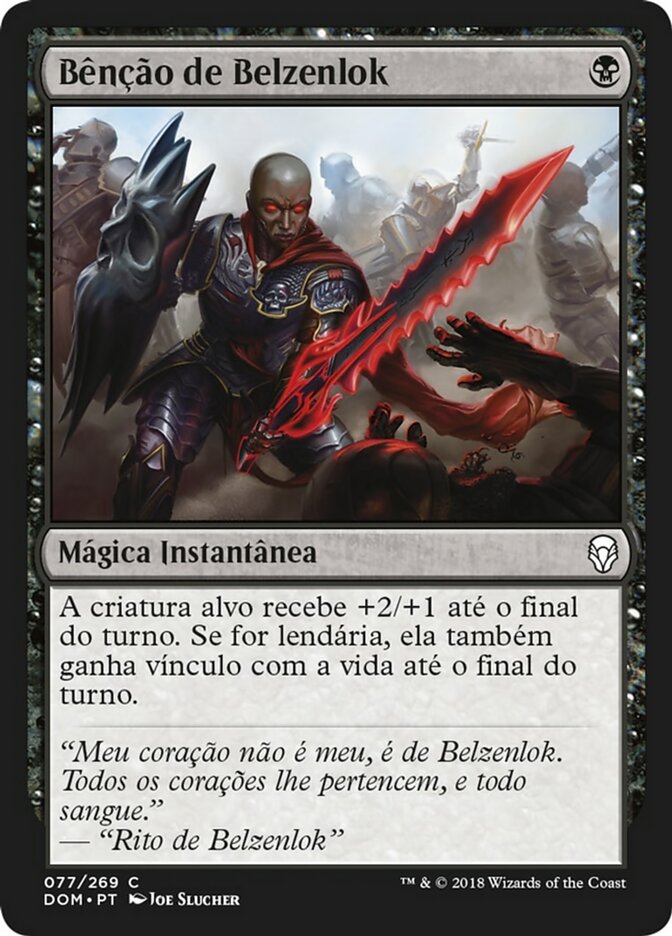 Bênção de Belzenlok / Blessing of Belzenlok - Magic: The Gathering - MoxLand