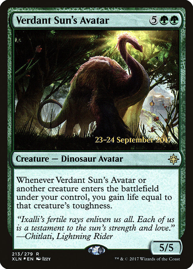 Avatar do Sol Verdejante / Verdant Sun's Avatar - Magic: The Gathering - MoxLand