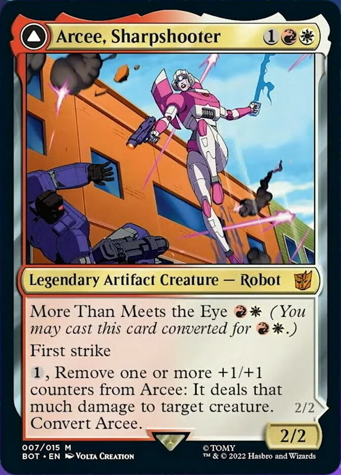 Arcee, Atiradora de Elite / Arcee, Sharpshooter - Magic: The Gathering - MoxLand